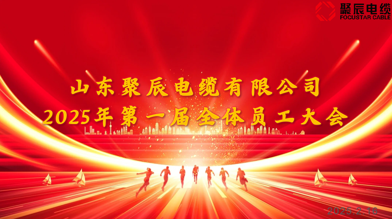 聚辰電纜2025新征程，再起航 ——2025年第一屆全體員工大會(huì)